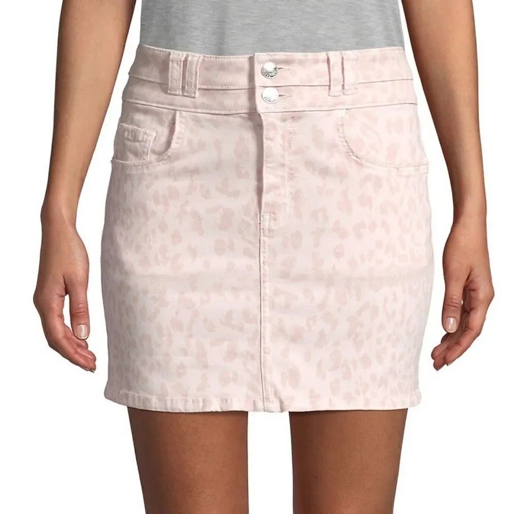 Current Elliot Skirt Leopard Rose 24